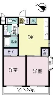 どみしるまーさ 西館【2階】の間取り