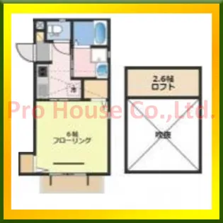 ドゥールミエール【2階】の間取り