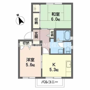 兵庫県朝来市和田山町寺谷【アパート】の間取り