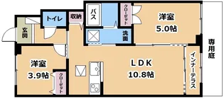 Chatrier【1階】の間取り