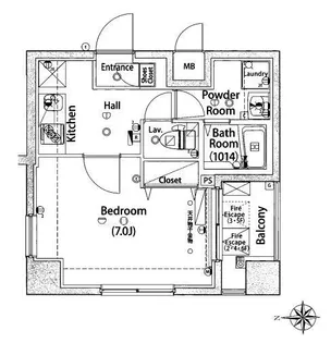 HY’s diletto【4階】の間取り