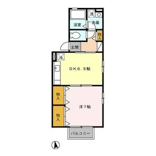 リビングタウン金池 B【2階】の間取り