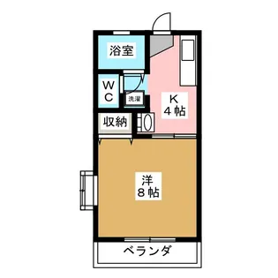グリーンハイツ峰【1階】の間取り