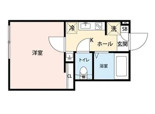 グランクオール野方フロント【3階】の間取り