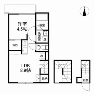 Lazo salto KOIWA【3階】の間取り