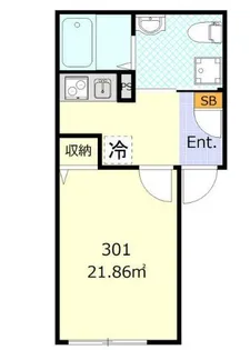 神奈川県横須賀市鷹取2【アパート】の間取り