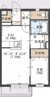 フォンターナ【2階】の間取り