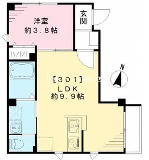 グランジェイド【3階】の間取り