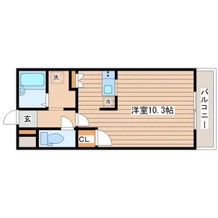 ガーデンハイツ【2階】の間取り