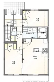 Vranz博多南II【1階】の間取り