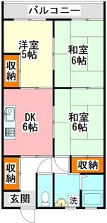 戸田テラスハウス【1階】の間取り