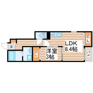 マノールII【1階】の間取り