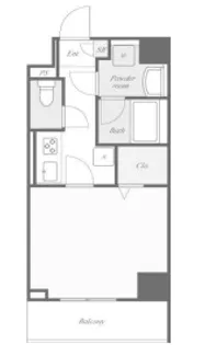 東京都墨田区亀沢4【マンション】の間取り