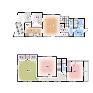 東京都葛飾区立石1【一戸建】の間取り