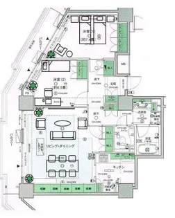ローレルコート新宿タワー【27階】の間取り