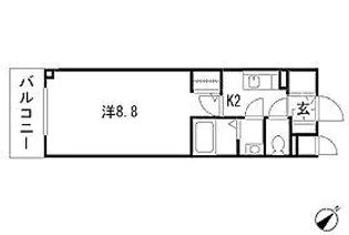 エルミタージュ豪徳寺【3階】の間取り