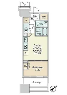 晴海テラス【15階】の間取り