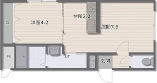 Reverie toyohira(レヴリ豊平)【2階】の間取り