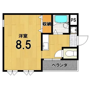 The Seasons【2階】の間取り