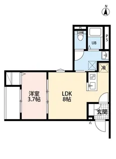 Bearwood Lakes市川大野【2階】の間取り