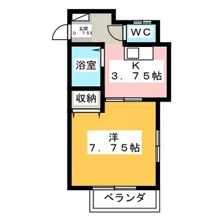 コーポ桑の実【2階】の間取り