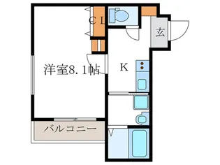 仮)NEXT LIFE 丹波口東【1階】の間取り