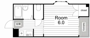 ヌーヴォー明和【3階】の間取り