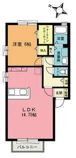 リヴェールIII【1階】の間取り