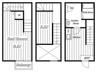 Calmato【1階】の間取り