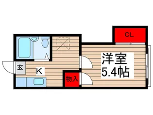 ウインビュ青柳【2階】の間取り