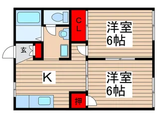 ウィンドコートB棟【1階】の間取り