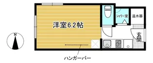 百万遍ハイツ【1階】の間取り
