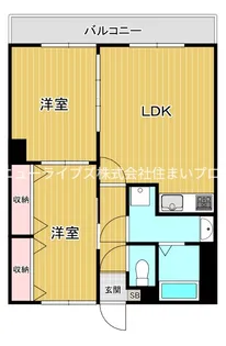 大作ビル【7階】の間取り