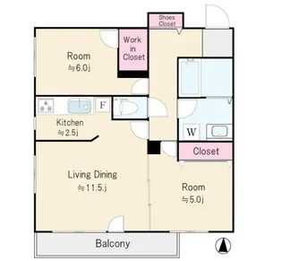 エミネンス瀬田【3階】の間取り