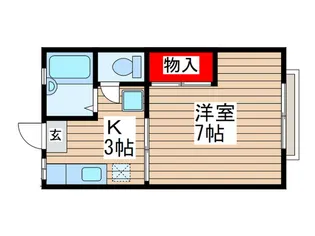 ヴィラ上原【2階】の間取り