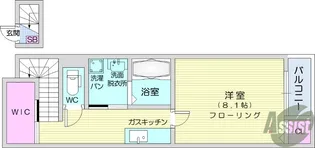 エクセルシャトー【2階】の間取り