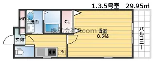 マメゾン南大江 旭化成ヘーベルメゾンHEBEL HAUS【4階】の間取り