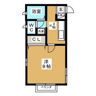 Greens【2階】の間取り