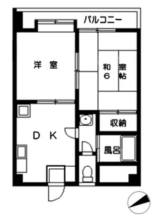 サワーハイム【2階】の間取り
