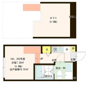 NATUAL【2階】の間取り