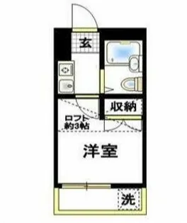 ロジュモン蕨【1階】の間取り