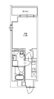 JU RUY ICHIGAYA DAIMACHI【6階】の間取り