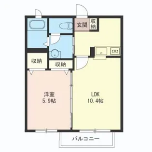 トゥウィンクル・メリー【2階】の間取り