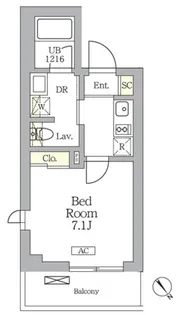 グランパーク千駄ヶ谷レジデンス【4階】の間取り