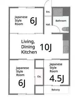 スカイホームビル【3階】の間取り