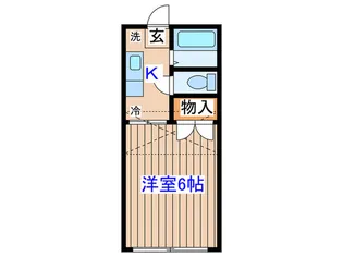 コーポ鷺ヶ森21【2階】の間取り