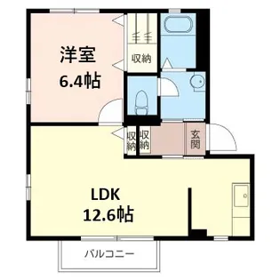 グラシューズ【2階】の間取り