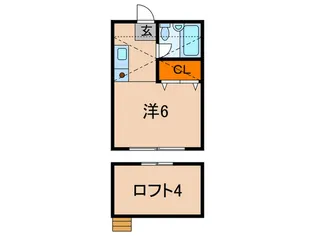 シティーホームズ六甲【2階】の間取り