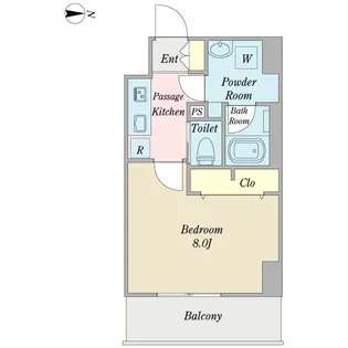 プロシード大須【6階】の間取り