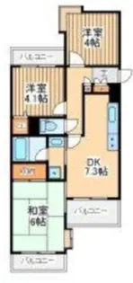 ライオンズマンション相模大野第3【3階】の間取り